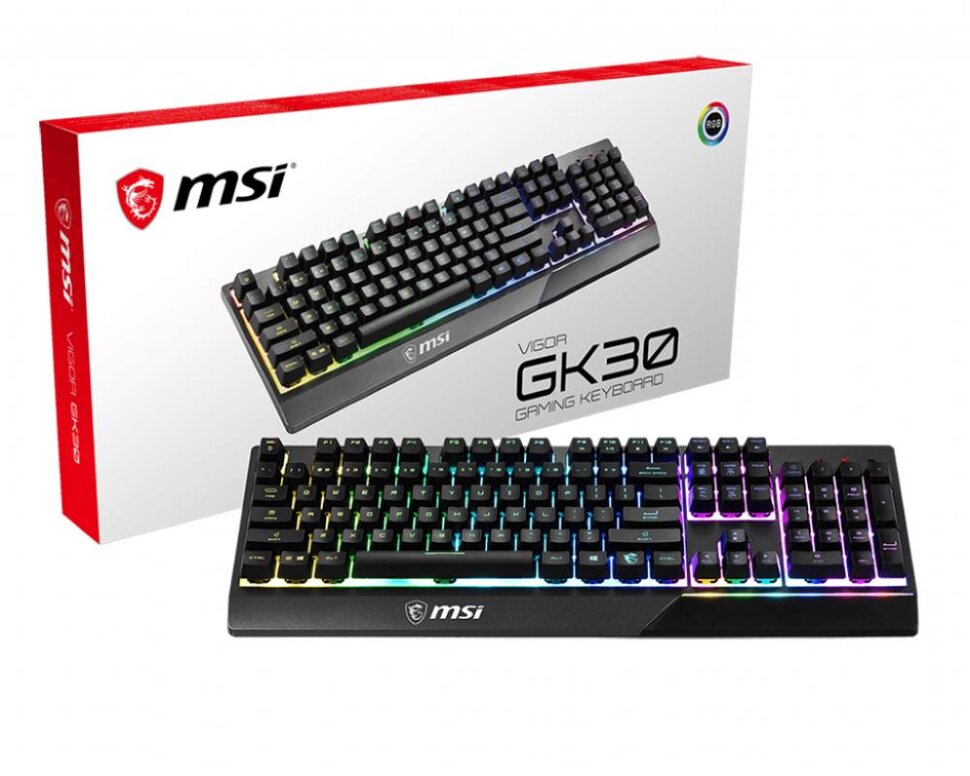 Клавиатура MSI GAMING VIGOR GK30 RU BLACK