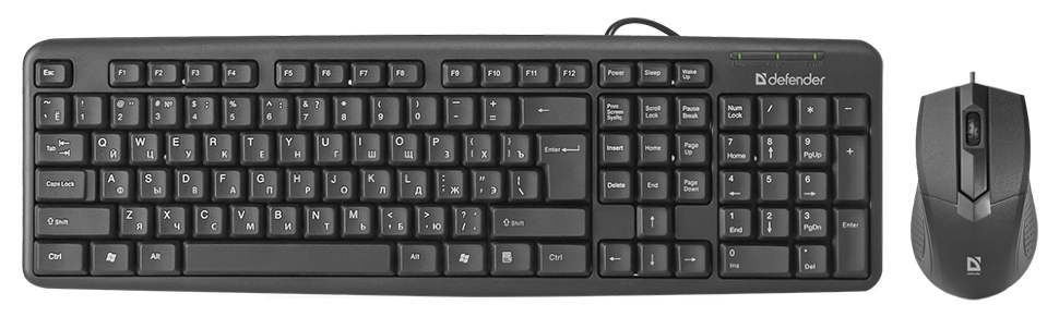 Клавиатура и мышка DEFENDER DAKOTA C-270 RU