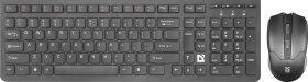 Беспроводная клавиатура и мышь DEFENDER COLUMBIA C-775 RU BLACK