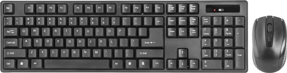 Беспроводная клавиатура и мышь DEFENDER C-915 RU BLACK