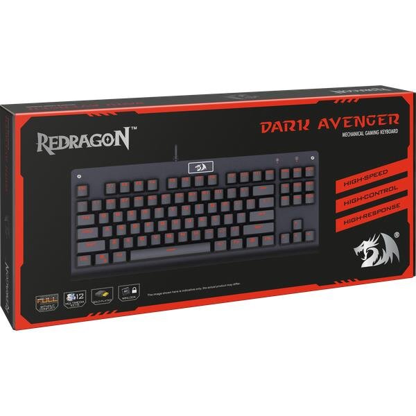 Клавиатура DEFENDER AVENGER REDRAGON USB RU