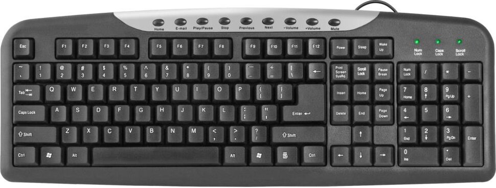 Клавиатура DEFENDER USB HM-830 RU BLACK
