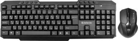 Беспроводная клавиатура и мышь DEFENDER JAKARTA C-805 RU BLACK