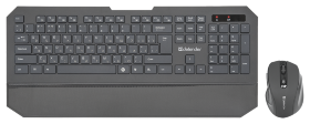 Беспроводная клавиатура и мышь DEFENDER BERKELEY C-925 RU BLACK
