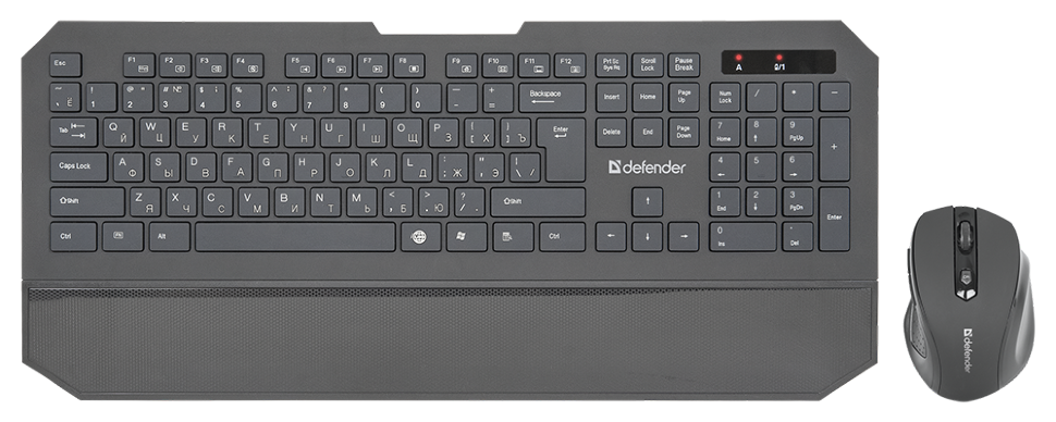 Беспроводная клавиатура и мышь DEFENDER BERKELEY C-925 RU BLACK